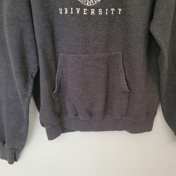 CHAMPION Harvard Hoodie Size M Gray Sweatshirt Academia Preppy Collegiate - Picture 6 of 12